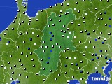 長野県のアメダス実況(風向・風速)(2023年03月09日)