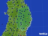 岩手県のアメダス実況(日照時間)(2023年03月10日)