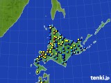 北海道地方のアメダス実況(積雪深)(2023年03月11日)