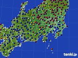 関東・甲信地方のアメダス実況(日照時間)(2023年03月12日)
