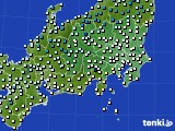 2023年03月13日の関東・甲信地方のアメダス(気温)