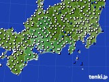 東海地方のアメダス実況(風向・風速)(2023年03月14日)