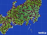 関東・甲信地方のアメダス実況(日照時間)(2023年03月15日)