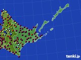 道東のアメダス実況(日照時間)(2023年03月15日)