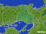 兵庫県のアメダス実況(風向・風速)(2023年03月15日)