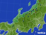 北陸地方のアメダス実況(積雪深)(2023年03月16日)