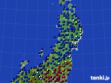 2023年03月16日の東北地方のアメダス(日照時間)