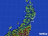 東北地方のアメダス実況(日照時間)(2023年03月16日)