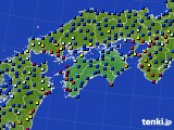 四国地方のアメダス実況(日照時間)(2023年03月16日)