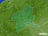 群馬県のアメダス実況(風向・風速)(2023年03月16日)