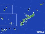 沖縄県のアメダス実況(風向・風速)(2023年03月16日)