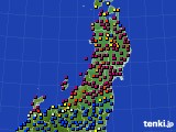 2023年03月17日の東北地方のアメダス(日照時間)