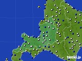 道央のアメダス実況(風向・風速)(2023年03月17日)