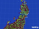 2023年03月19日の東北地方のアメダス(日照時間)
