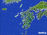 九州地方のアメダス実況(降水量)(2023年03月21日)