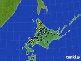 北海道地方のアメダス実況(積雪深)(2023年03月21日)