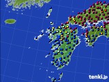 九州地方のアメダス実況(日照時間)(2023年03月22日)