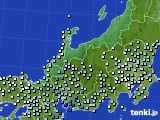 北陸地方のアメダス実況(降水量)(2023年03月23日)