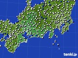 東海地方のアメダス実況(風向・風速)(2023年03月23日)