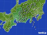 東海地方のアメダス実況(降水量)(2023年03月25日)