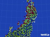 東北地方のアメダス実況(日照時間)(2023年03月25日)