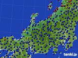 北陸地方のアメダス実況(日照時間)(2023年03月25日)