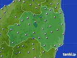 福島県のアメダス実況(気温)(2023年03月25日)