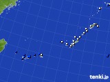 沖縄地方のアメダス実況(風向・風速)(2023年03月25日)