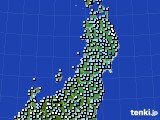 東北地方のアメダス実況(降水量)(2023年03月26日)