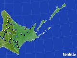 道東のアメダス実況(積雪深)(2023年03月27日)