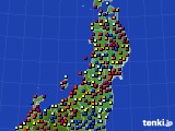 2023年03月27日の東北地方のアメダス(日照時間)