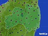 2023年03月27日の福島県のアメダス(日照時間)