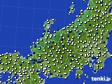 2023年03月29日の北陸地方のアメダス(風向・風速)
