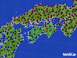 2023年03月30日の四国地方のアメダス(日照時間)
