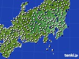 関東・甲信地方のアメダス実況(風向・風速)(2023年03月31日)