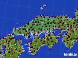中国地方のアメダス実況(日照時間)(2023年04月01日)