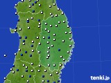2023年04月01日の岩手県のアメダス(風向・風速)
