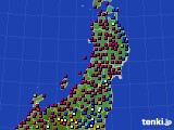 東北地方のアメダス実況(日照時間)(2023年04月02日)