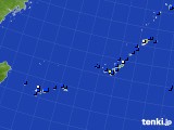 沖縄地方のアメダス実況(風向・風速)(2023年04月02日)