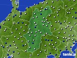 長野県のアメダス実況(風向・風速)(2023年04月02日)