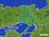 兵庫県のアメダス実況(風向・風速)(2023年04月02日)