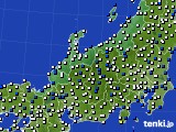 北陸地方のアメダス実況(風向・風速)(2023年04月03日)