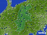 長野県のアメダス実況(風向・風速)(2023年04月03日)