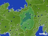 滋賀県のアメダス実況(風向・風速)(2023年04月03日)