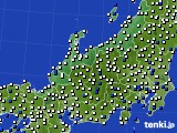 北陸地方のアメダス実況(風向・風速)(2023年04月05日)