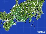2023年04月05日の東海地方のアメダス(風向・風速)