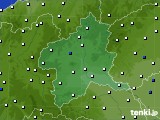 群馬県のアメダス実況(風向・風速)(2023年04月05日)