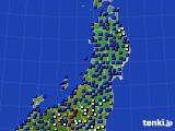 2023年04月06日の東北地方のアメダス(日照時間)