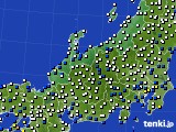 北陸地方のアメダス実況(風向・風速)(2023年04月06日)