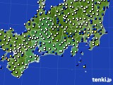 2023年04月06日の東海地方のアメダス(風向・風速)